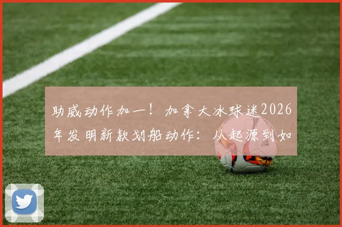 助威动作加一!加拿大冰球迷2026年发明新款划船动作:从起源到如何模仿助威全解析